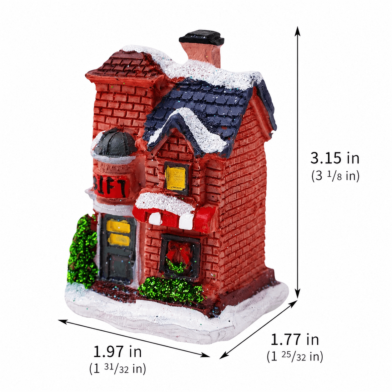 Winter Glow™ Mini Christmas Village LED House Ornament