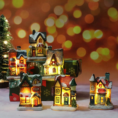 Winter Glow™ Mini Christmas Village LED House Ornament