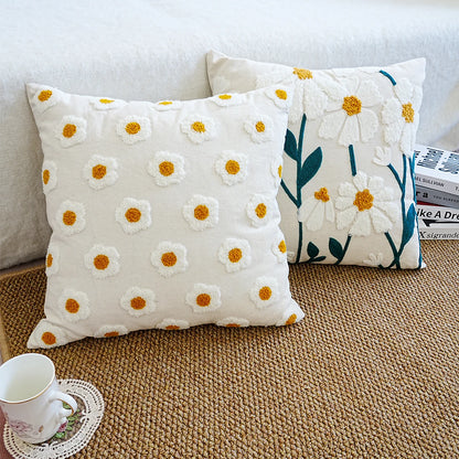 Daisy Meadow™ Embroidered Floral Pillow Cover