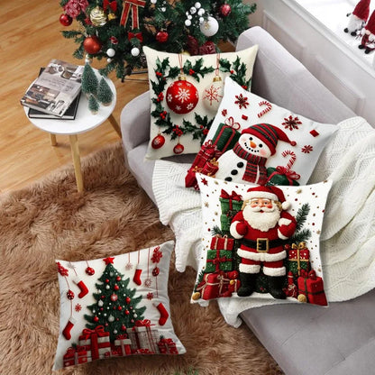 Merry Moments™ Christmas Character Pillow Cover – 18 × 18 in