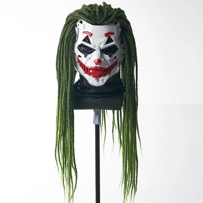 Neon Grin™ Cyberpunk Clown Full-Face Mask