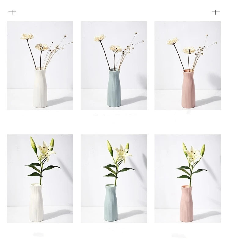 FoldForm™ Modern Sculpted White Decorative Vase