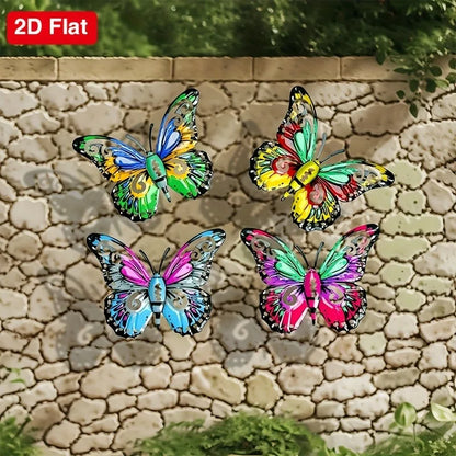 Flutter Grove™ Metal Butterfly Wall Art – Set of 4
