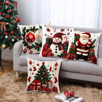 Merry Moments™ Christmas Character Pillow Cover – 18 × 18 in