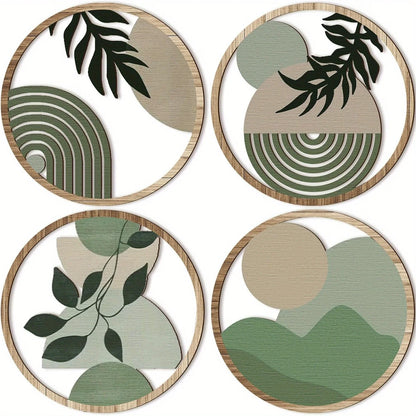 Sage Grove™ Botanical Wooden Wall Decor – Set of 4