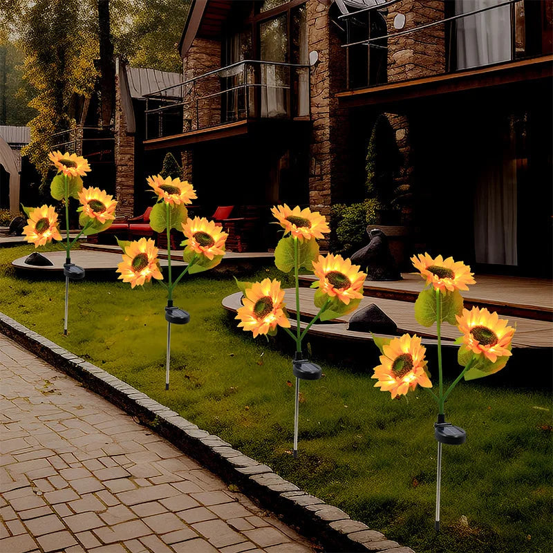Sunlit Bloom™ Solar Sunflower Garden Lights