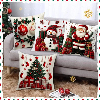 Merry Moments™ Christmas Character Pillow Cover – 18 × 18 in