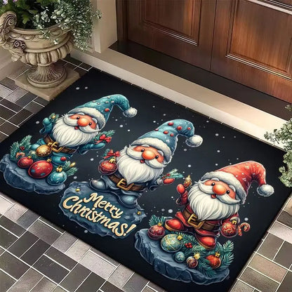 Cozy Christmas™ Printed Flannel Entry Mat – 4 Designs