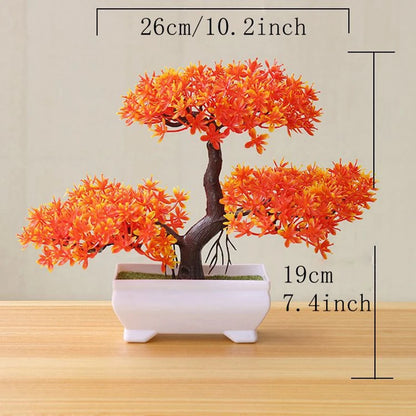 Blooming Cascade™ Artificial Potted Bonsai Plant