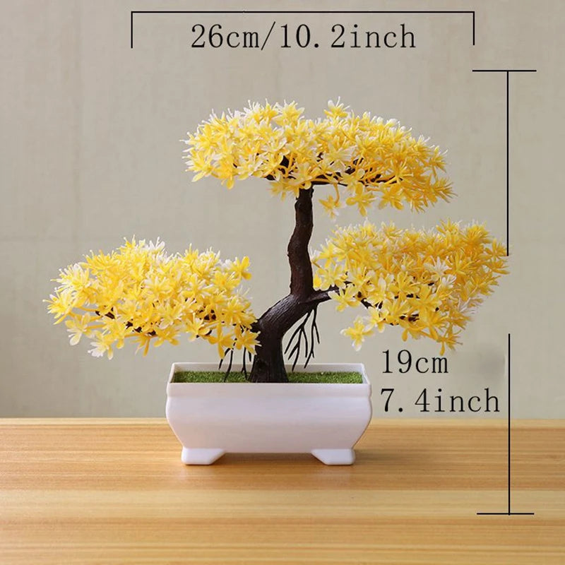 Blooming Cascade™ Artificial Potted Bonsai Plant