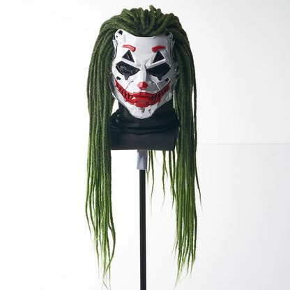 Neon Grin™ Cyberpunk Clown Full-Face Mask