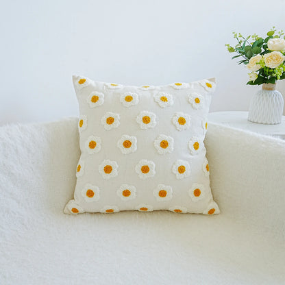 Daisy Meadow™ Embroidered Floral Pillow Cover