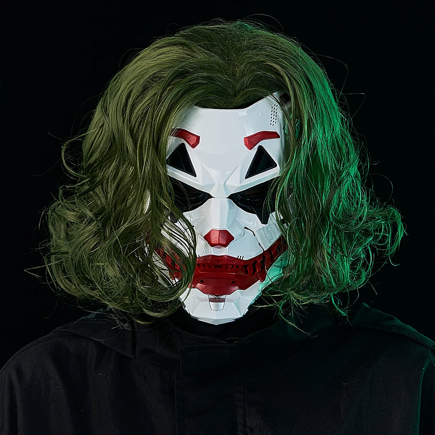 NeonGrin™ Cyberpunk Clown Mask – Adult Halloween Costume
