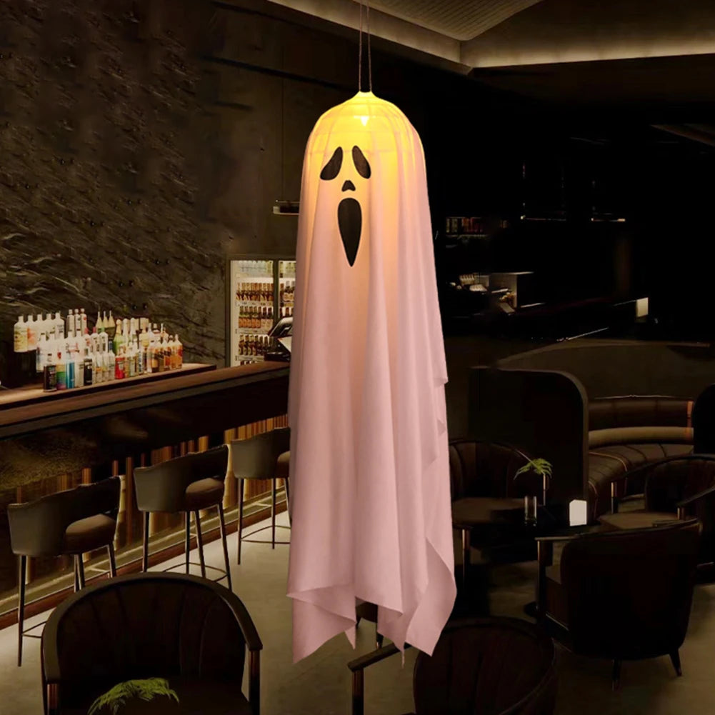 Glimmer Boo™ Lighted Hanging Ghost Halloween Decor