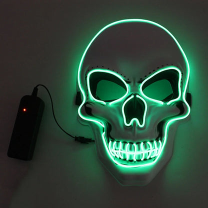 Glow Reaper™ Illuminated Skull Full-Face Mask