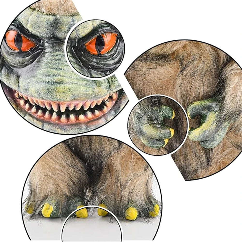 Alien Monster Doll Prop Creepy Plush Doll Horror Movie Alien Prisoner Stuffed Toy Funny Ugly Critters Halloween Party Decoration
