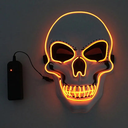 Glow Reaper™ Illuminated Skull Full-Face Mask