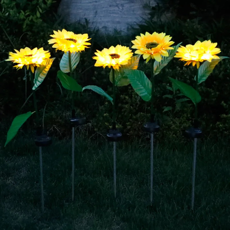Sunlit Bloom™ Solar Sunflower Garden Lights