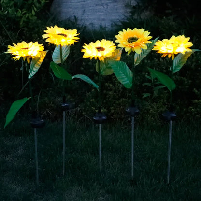 Sunlit Bloom™ Solar Sunflower Garden Lights