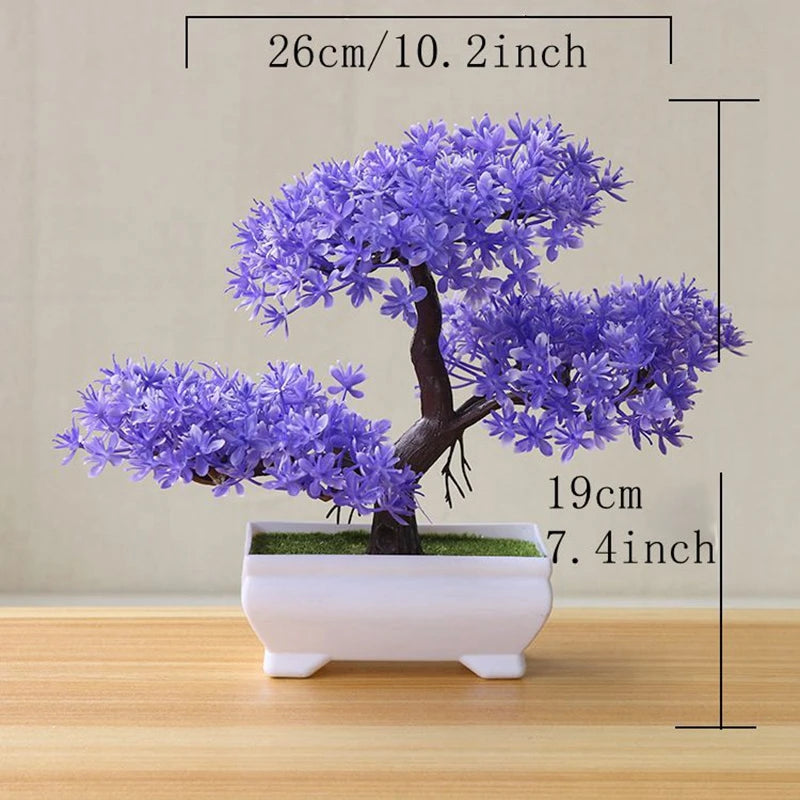 Blooming Cascade™ Artificial Potted Bonsai Plant