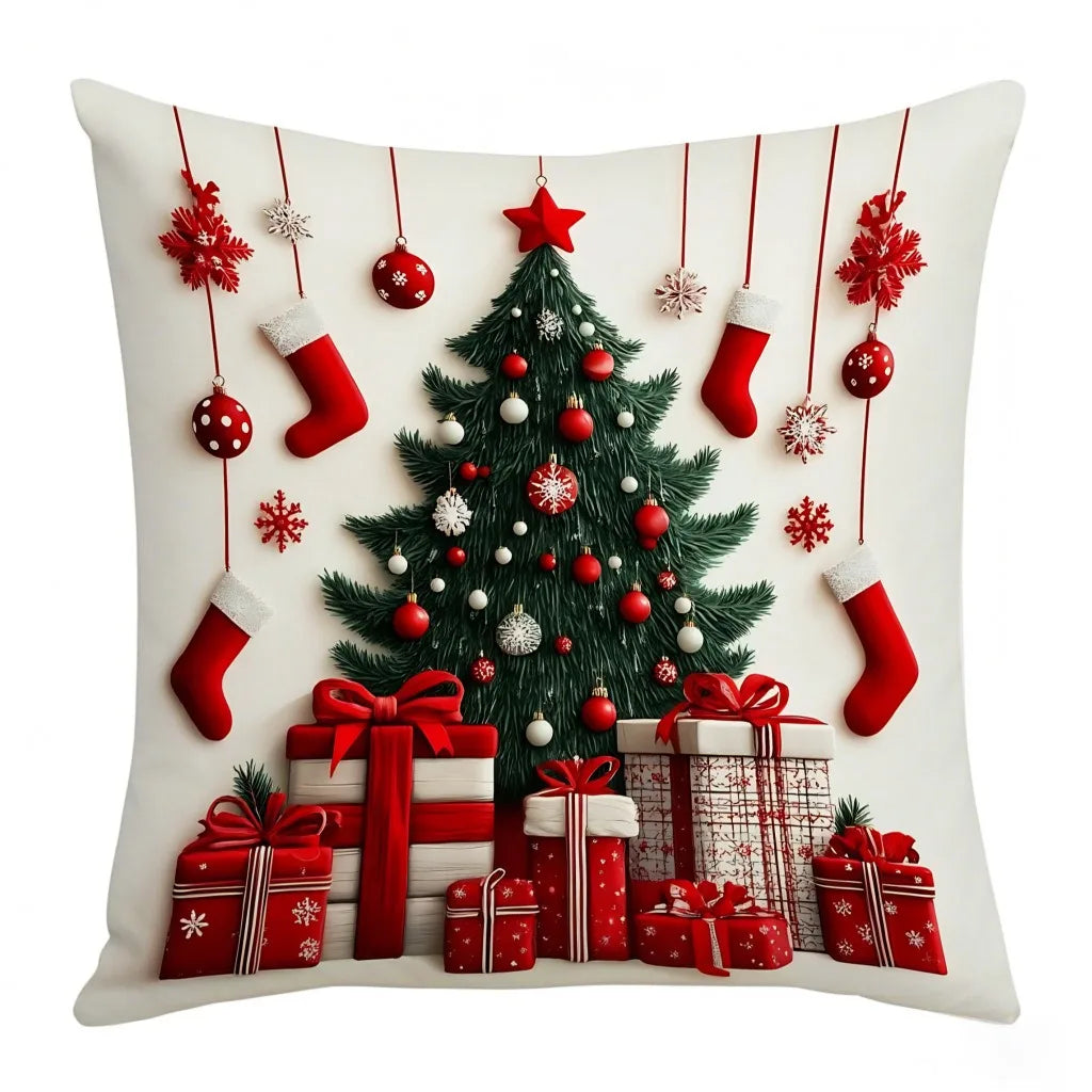 Merry Moments™ Christmas Character Pillow Cover – 18 × 18 in