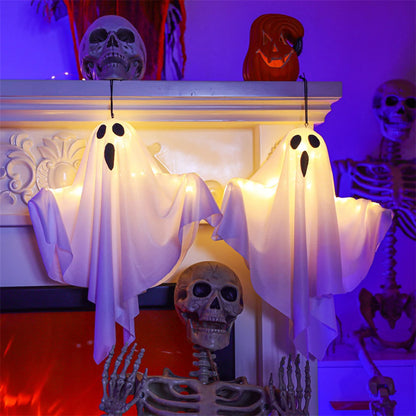 Glimmer Boo™ Lighted Hanging Ghost Halloween Decor