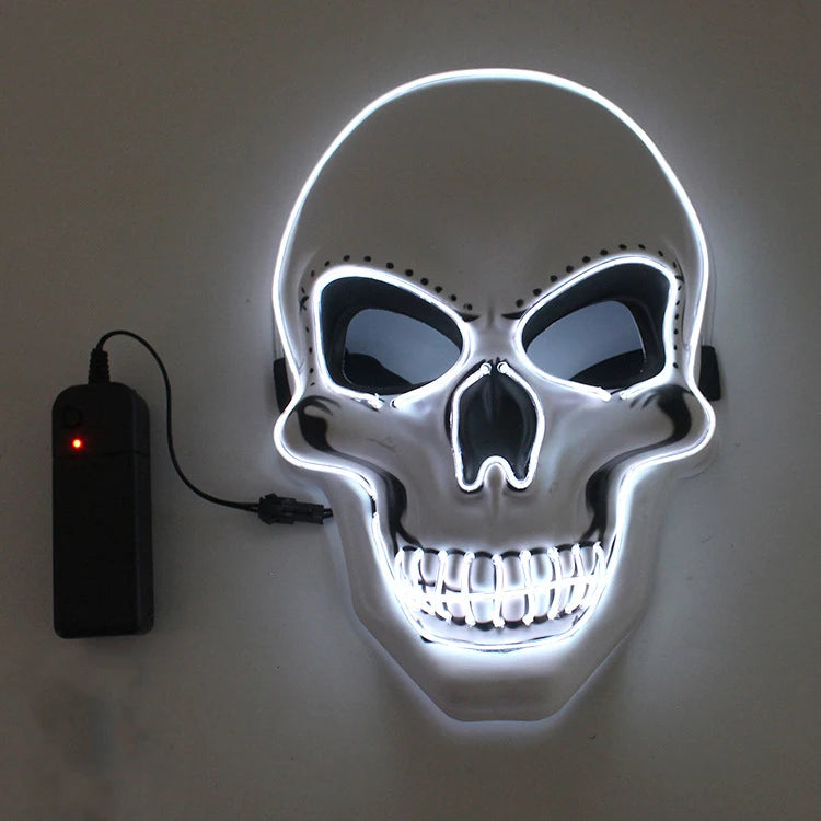 Glow Reaper™ Illuminated Skull Full-Face Mask