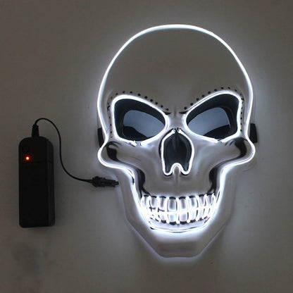 Glow Reaper™ Illuminated Skull Full-Face Mask