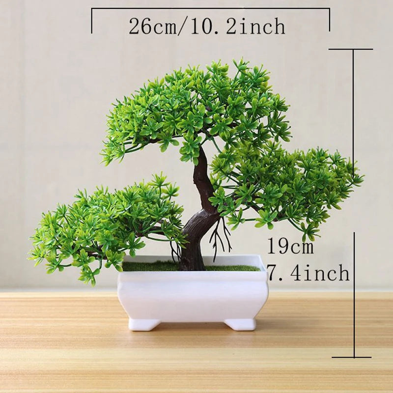Blooming Cascade™ Artificial Potted Bonsai Plant