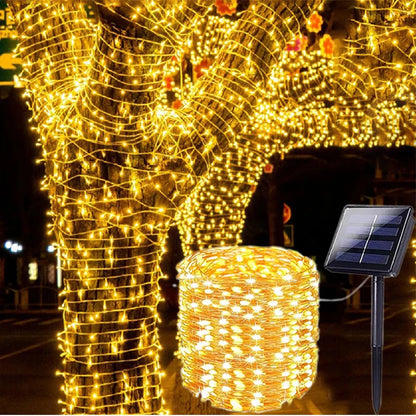 Twilight Glow™ Solar Outdoor Fairy String Lights