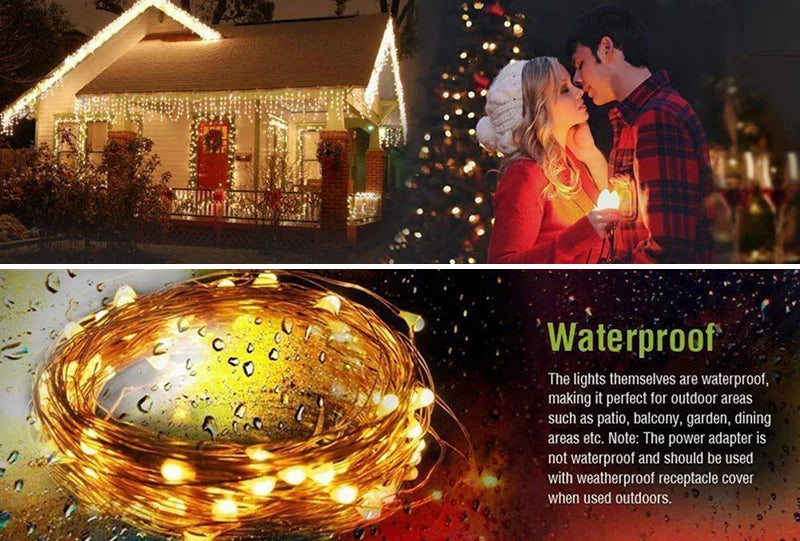 Twilight Glow™ Solar Outdoor Fairy String Lights