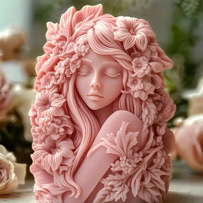 Floral Muse™ Goddess Relief Silicone Mold