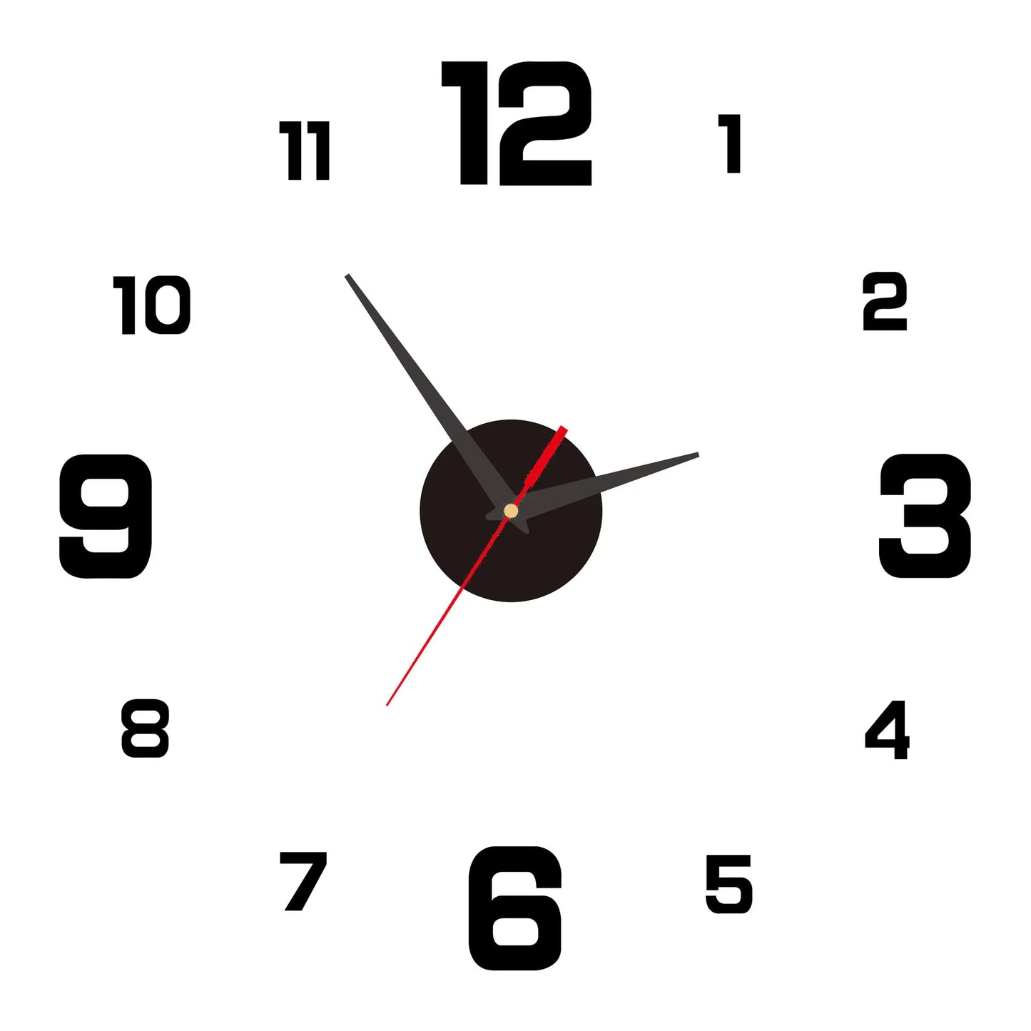 ModuTime™ 3D Frameless DIY Wall Clock