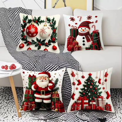 Merry Moments™ Christmas Character Pillow Cover – 18 × 18 in