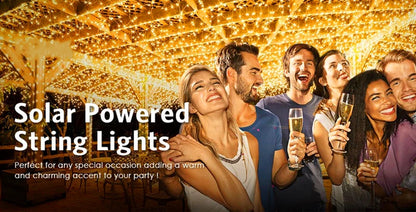 Twilight Glow™ Solar Outdoor Fairy String Lights