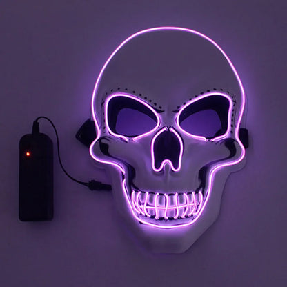 Glow Reaper™ Illuminated Skull Full-Face Mask