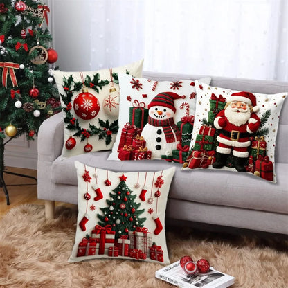 Merry Moments™ Christmas Character Pillow Cover – 18 × 18 in