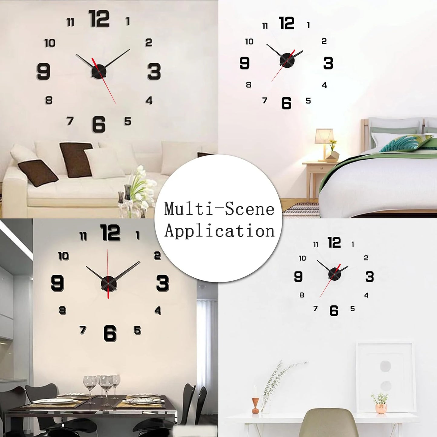 ModuTime™ 3D Frameless DIY Wall Clock