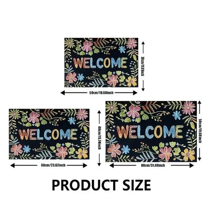 Cozy Christmas™ Printed Flannel Entry Mat – 4 Designs
