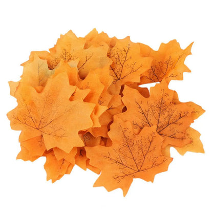 Harvest Scatter™ Artificial Autumn Maple Leaves – 100 or 200 Pieces