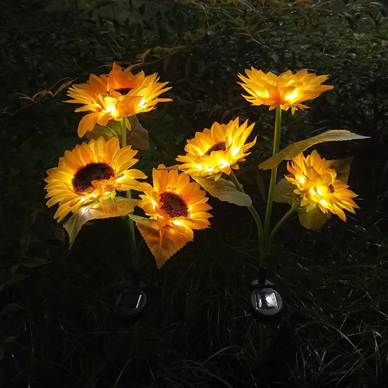 Sunlit Bloom™ Solar Sunflower Garden Lights