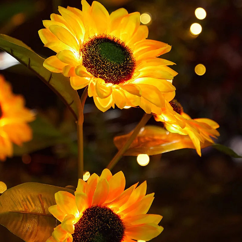 Sunlit Bloom™ Solar Sunflower Garden Lights