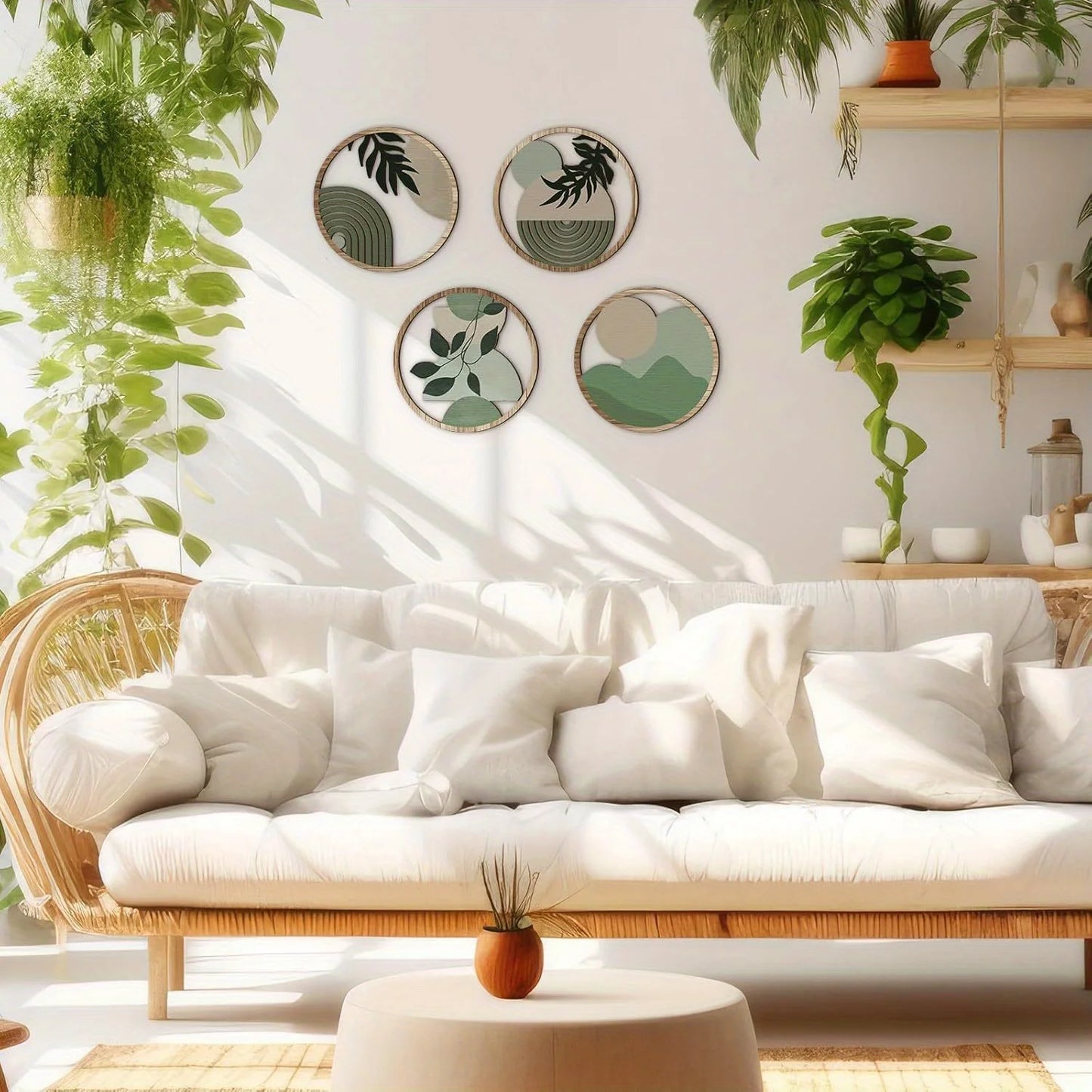 Sage Grove™ Botanical Wooden Wall Decor – Set of 4