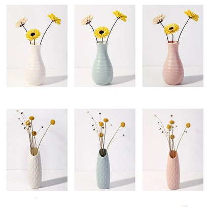 FoldForm™ Modern Sculpted White Decorative Vase