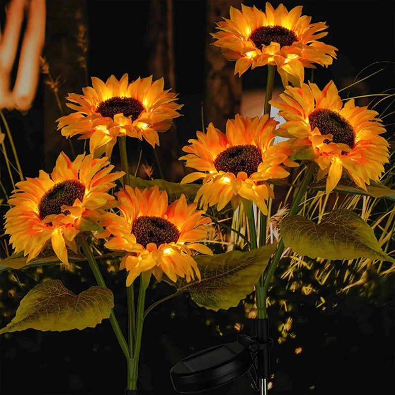 Sunlit Bloom™ Solar Sunflower Garden Lights