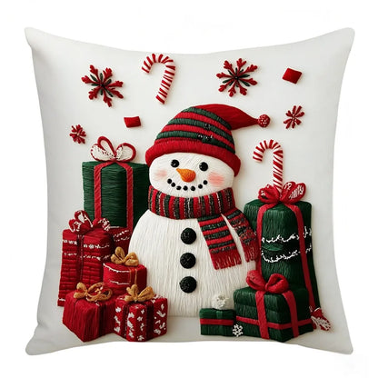 Merry Moments™ Christmas Character Pillow Cover – 18 × 18 in