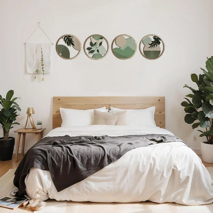 Sage Grove™ Botanical Wooden Wall Decor – Set of 4