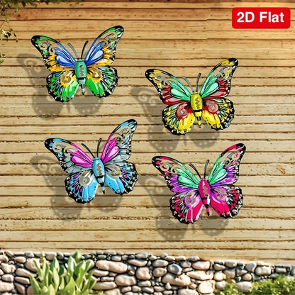 Flutter Grove™ Metal Butterfly Wall Art – Set of 4