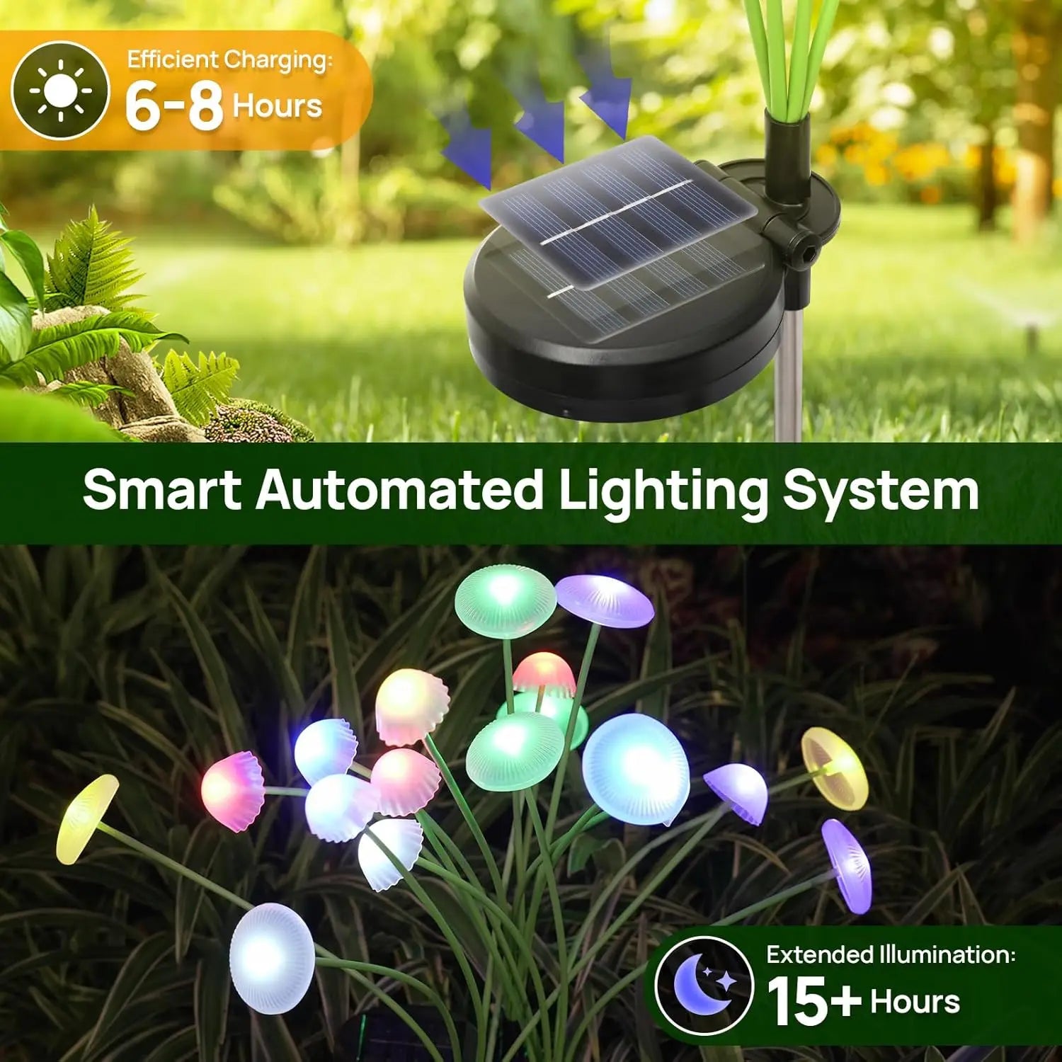 Glowcap™ Solar Mushroom Garden Lights