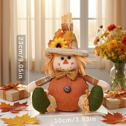 Harvest Friends™ Rustic Scarecrow & Gnome Decor – 5 Designs